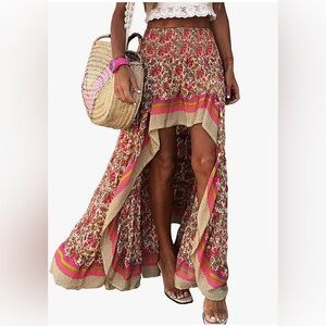 NWT high low flowy skirt